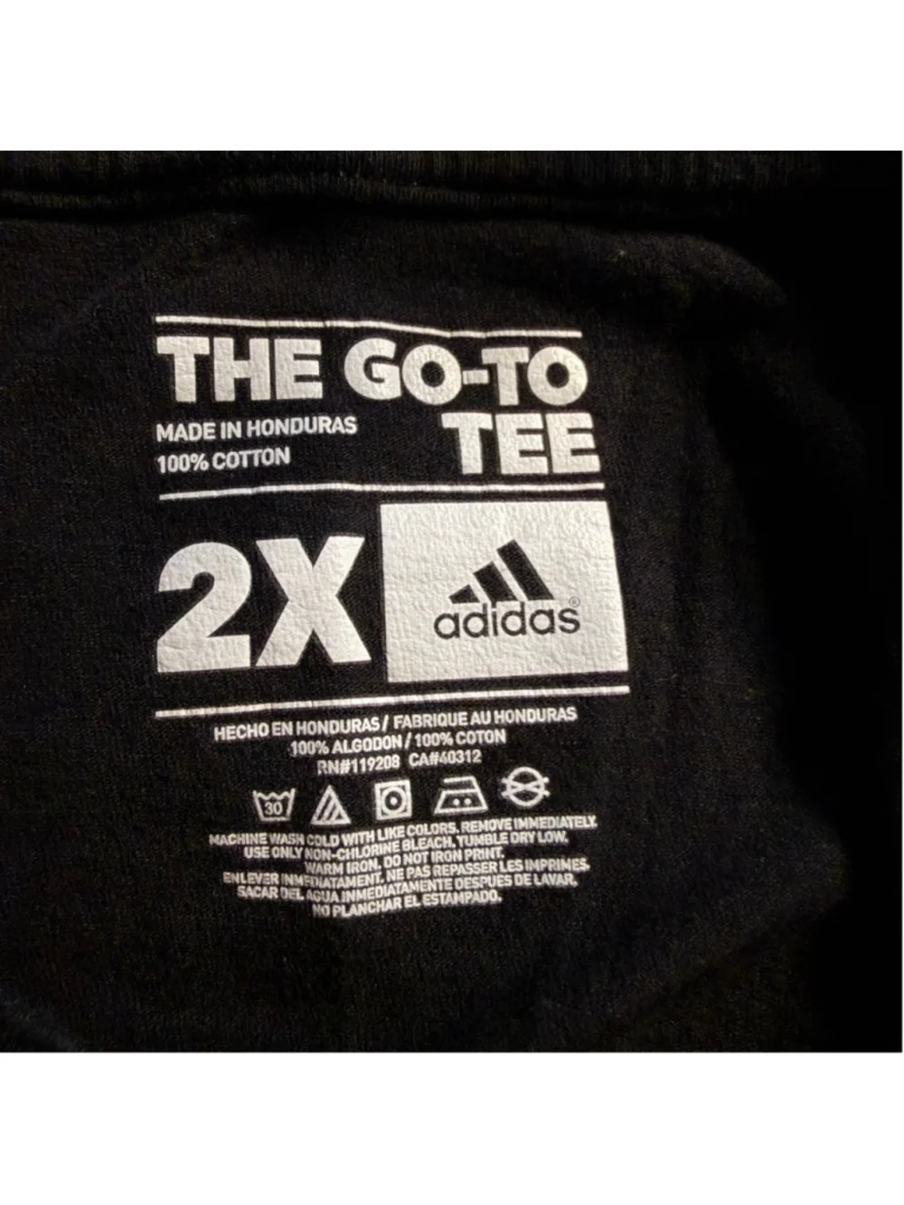 Men’s Adidas Wrestling graphic t-shirt featuring a bold white Adidas Wrestling l